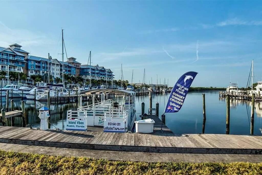 Bay View, Studio206, Beach Steps Away! Pool+Wifi Ruskin Exterior foto